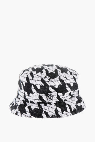 Dogtooth Patterned Bucket Hat