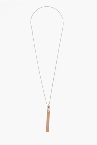 MM11 silver necklace with pendant