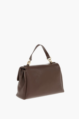 LOVE Borsa Handle in Ecopelle con Monogram Frontale e Tracolla Removibile