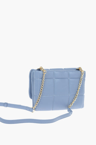 LOVE Quilted Faux Leather Bag with Removable Shoulder Strap 