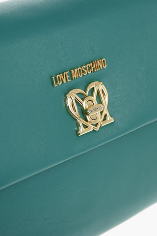 LOVE Borsa Handle in Ecopelle con Monogram Frontale e Tracolla Removibile