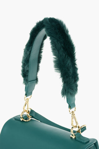 LOVE Borsa Handle in Ecopelle con Monogram Frontale e Tracolla Removibile