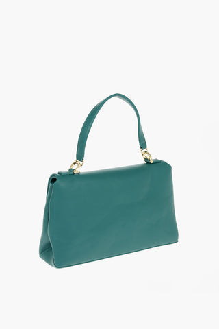 LOVE Borsa in Ecopelle con Monogram Frontale e Chiusura a Rotazione