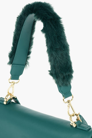 LOVE Borsa in Ecopelle con Monogram Frontale e Chiusura a Rotazione