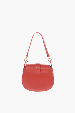 LOVE Faux Leather Crossbody Bag with Heart Shaped Charm