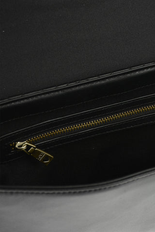 LOVE Quilted Leather SOUL Shoulder Bag with Magnetic Closure