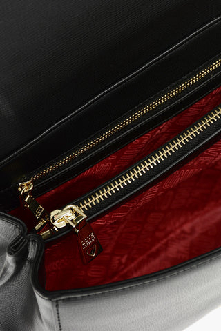  LOVE Faux Leather Handbag with Heart Shaped Charm 