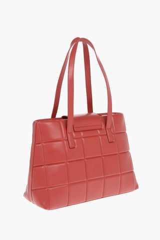LOVE Borsa Tote in Pelle Vegan Trapuntata con Chiusura Turn Lock