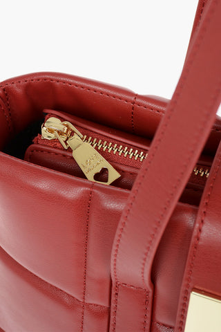 LOVE Borsa Tote in Pelle Vegan Trapuntata con Chiusura Turn Lock