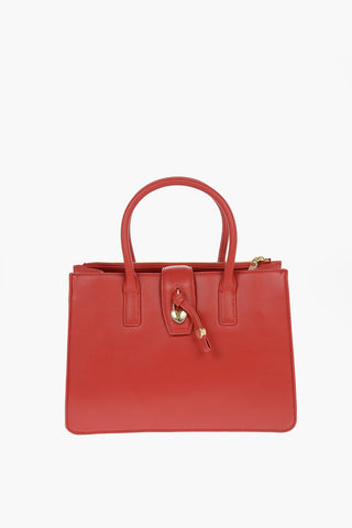 LOVE Borsa Tote in Ecopelle con Charm a Forma di Cuore