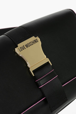 LOVE Removable Shoulder Strap Faux Leather Bag