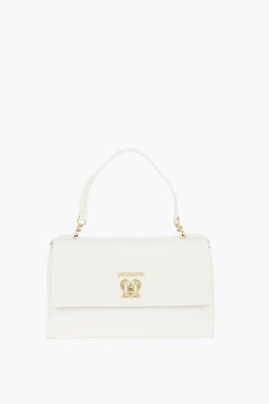 LOVE Borsa in Ecopelle con Monogram Frontale e Chiusura Turn Lock