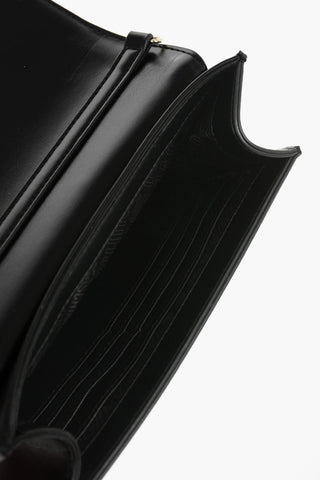 LOVE Faux Leather Crossbody Bag with Crocodile Effect