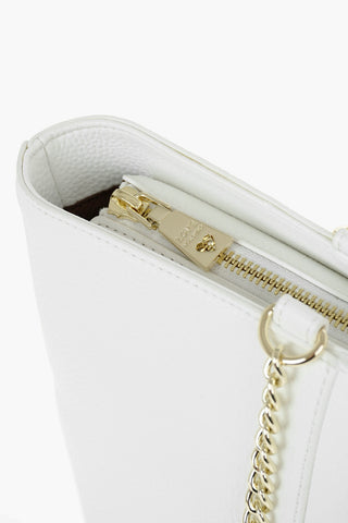 LOVE Borsa a Mano in Ecopelle Trapuntata con Monogram Intarsio Dorato