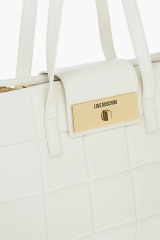 LOVE Borsa a Spalla in Ecopelle Trapuntata