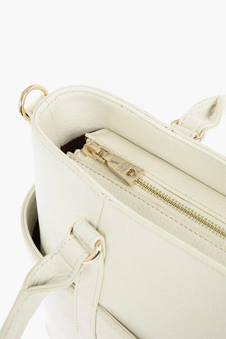 LOVE Logo Printed Faux Leather Tote Bag