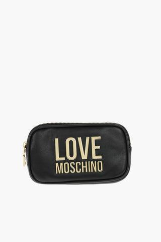LOVE Golden Logo Faux Leather Wallet