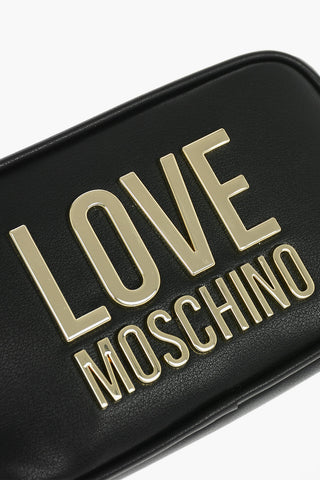 LOVE Golden Logo Faux Leather Wallet