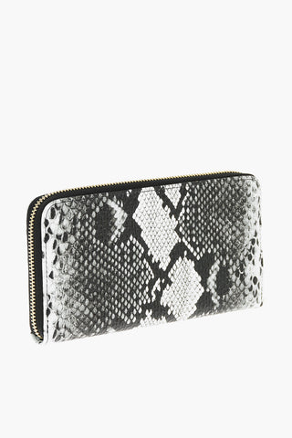 LOVE Snake Effect Faux Leather Wallet