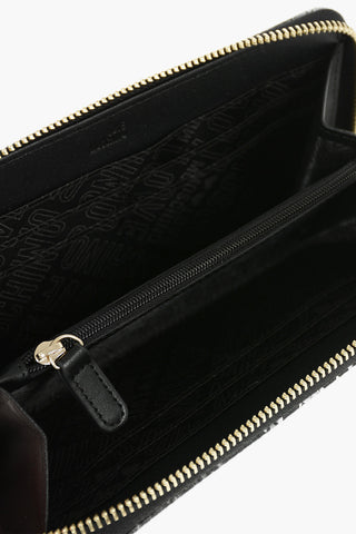 LOVE Snake Effect Faux Leather Wallet
