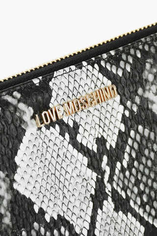 LOVE Snake Effect Faux Leather Wallet