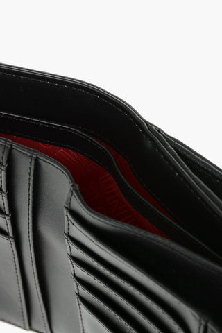 LOVE Textured Faux Leather Wallet with Logo-Print