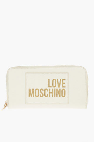 LOVE Logo Printed Solid Color Wallet