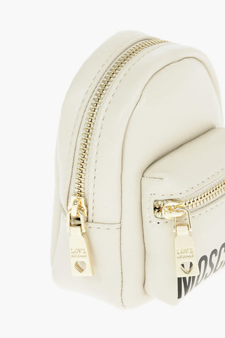 LOVE Faux Leather Mini Backpack Charm for Bag