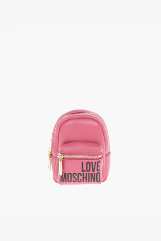 LOVE Faux Leather  Backpack Shape Charm for Bag