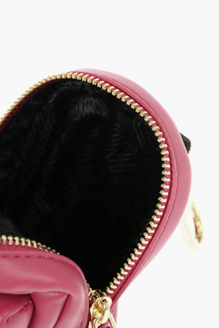 LOVE Faux Leather  Backpack Shape Charm for Bag