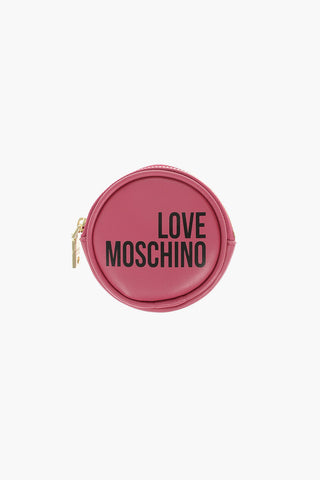 LOVE Zip Closure Faux Leather Charm Bag