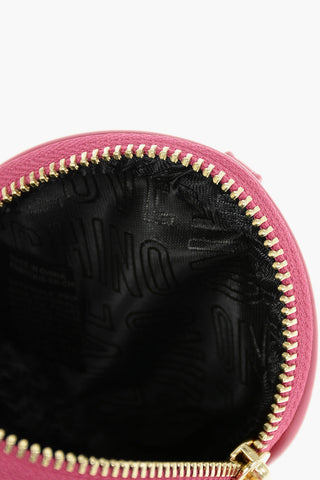 LOVE Zip Closure Faux Leather Charm Bag