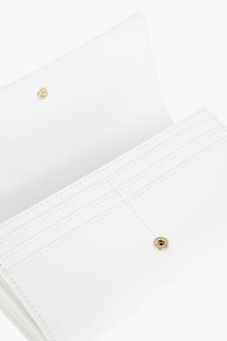 LOVE Perforated Detail Faux Leather Wallet