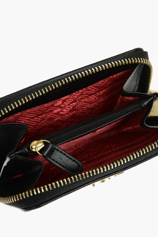 LOVE Golden Logo Faux Leather Wallet
