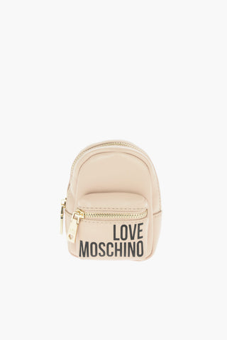  LOVE Faux Leather Backpack Shape Charm for Bag 