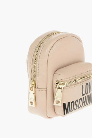  LOVE Faux Leather Backpack Shape Charm for Bag 