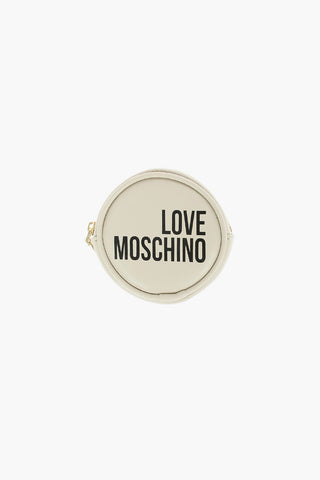 LOVE Charm Per Borse Rotondo in Ecopelle con Moschettone