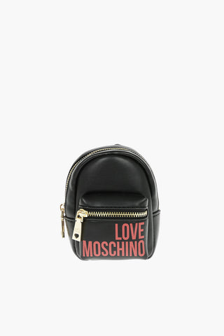 LOVE Faux Leather  Backpack Shape Charm for Bag
