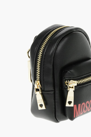 LOVE Faux Leather  Backpack Shape Charm for Bag