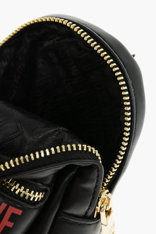 LOVE Faux Leather  Backpack Shape Charm for Bag