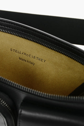 Faux Leather Bum bag with Double Front Pocket