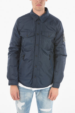 Button Closure Utility Coach Jacket
