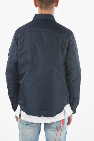 Button Closure Utility Coach Jacket
