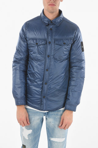 Button Closure Utility Coach Jacket