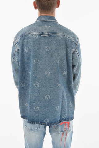 Logoed Denim jacket With Snap Buttons