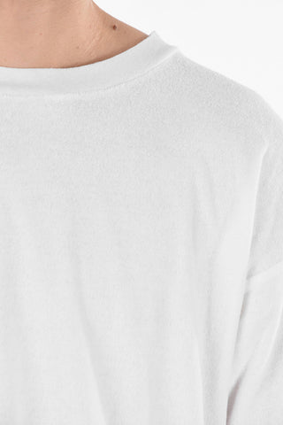 T-shirt Girocollo In Reverse Jersey Garzato