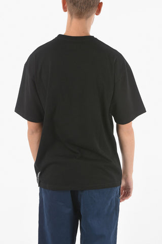 T-shirt Girocollo Stampata SUPERLAND Con Ricamo