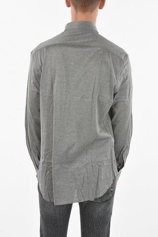 Standard Collar Cotton Jersey Shirt