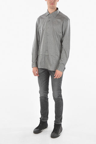Standard Collar Cotton Jersey Shirt