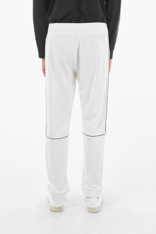 TM ZZEGNA Wool Sweatpants with Side Contrasting Bands